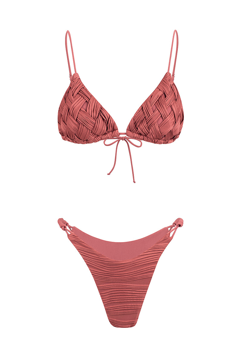 Bikini media noche - Terracota