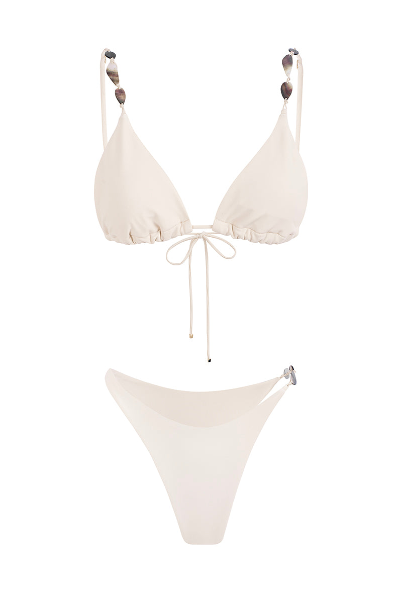 bikini conchinha bege