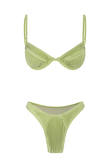 bikini deja vu vert lime