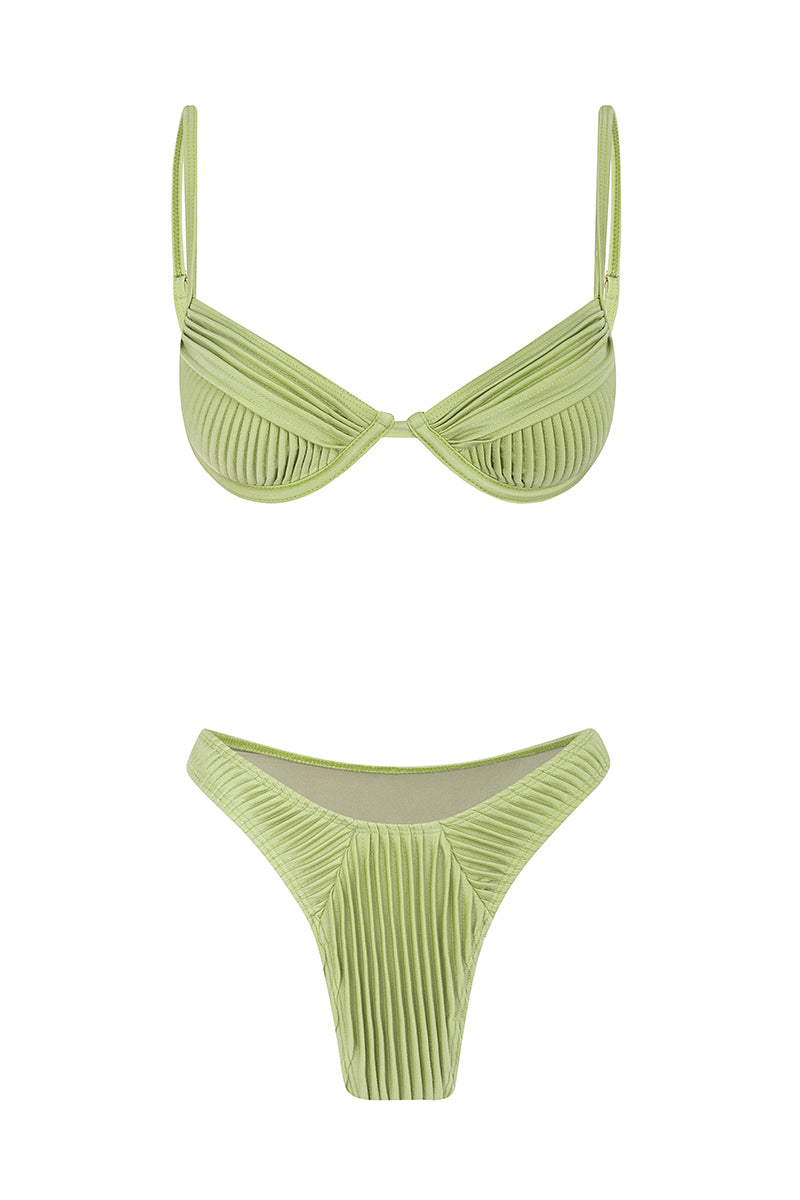 bikini deja vu vert lime