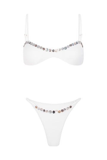bikini le bisou blanc