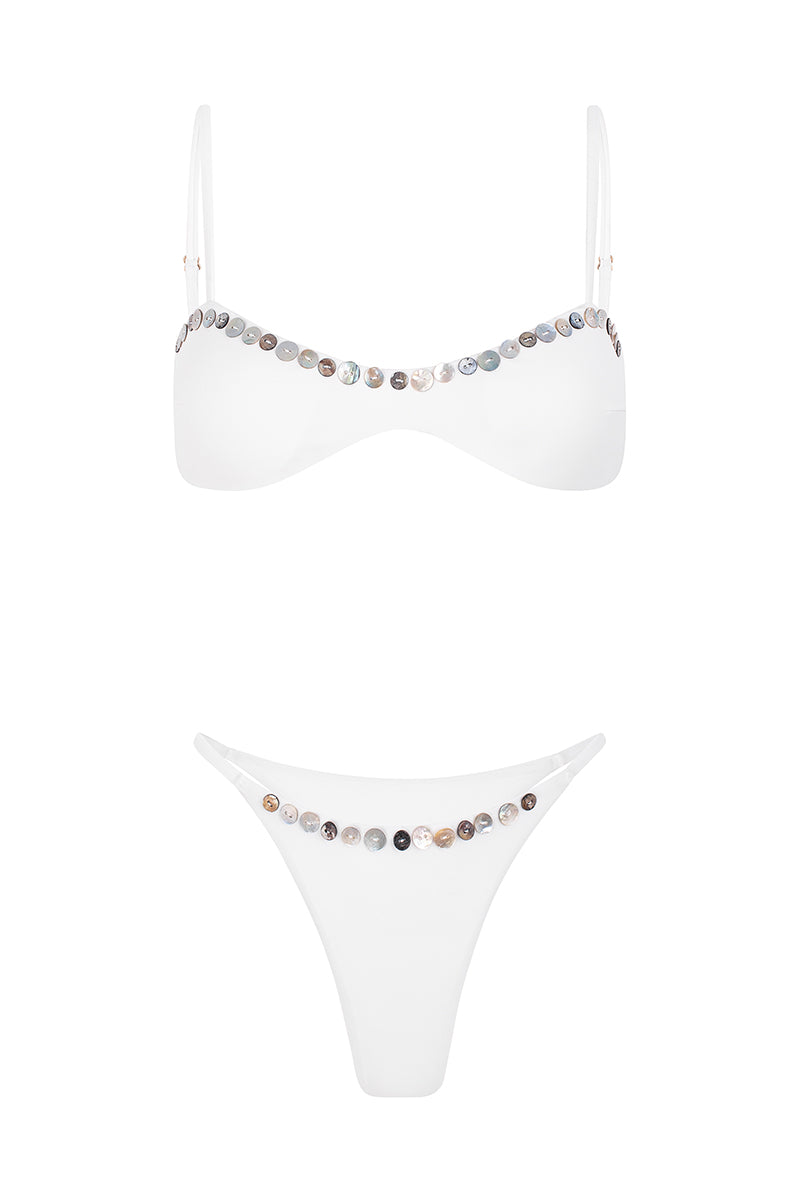 bikini le bisou blanc