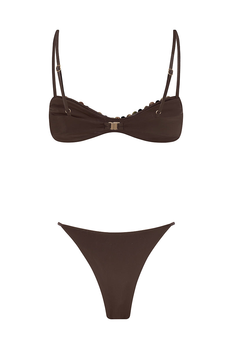 bikini le bisou marron
