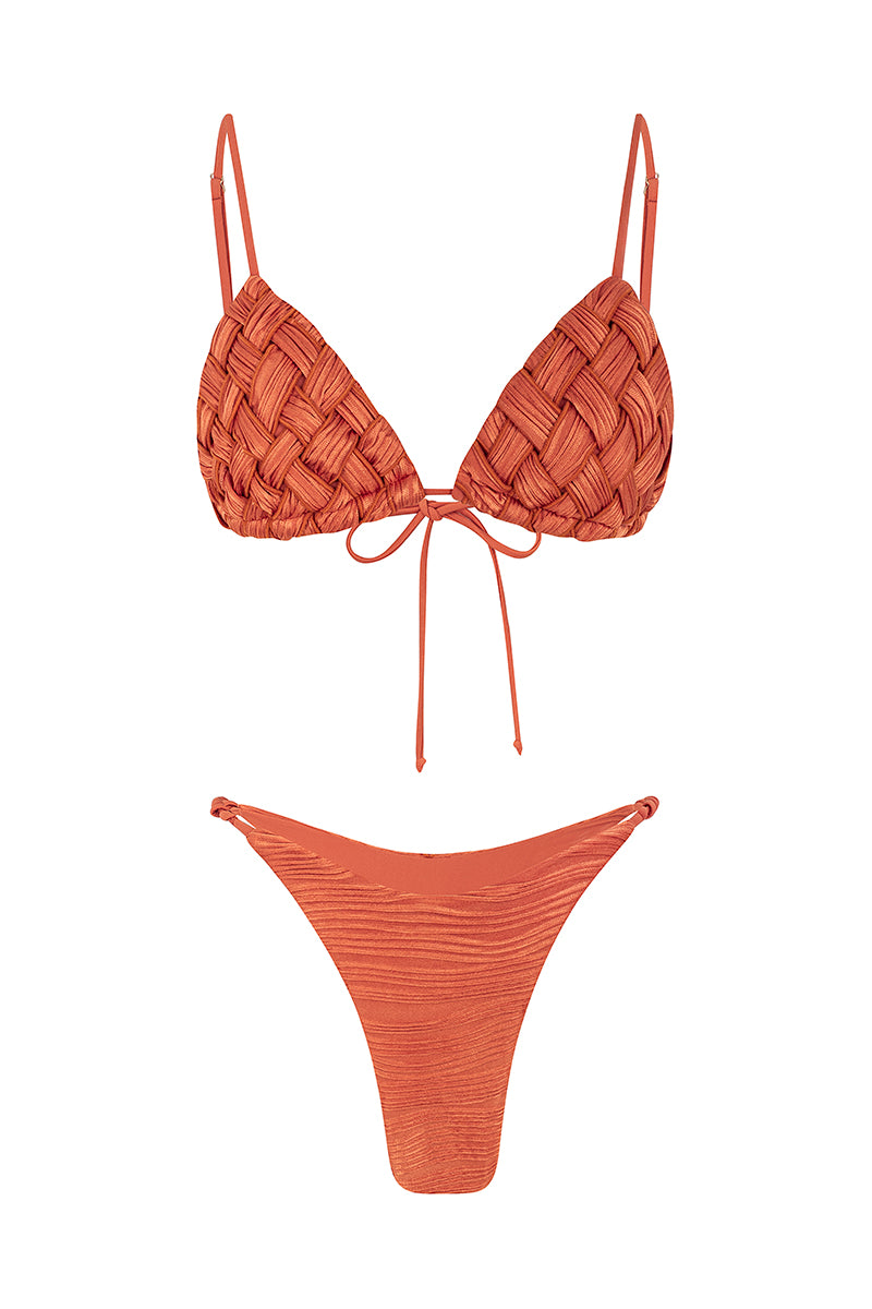bikini media noche tangerine