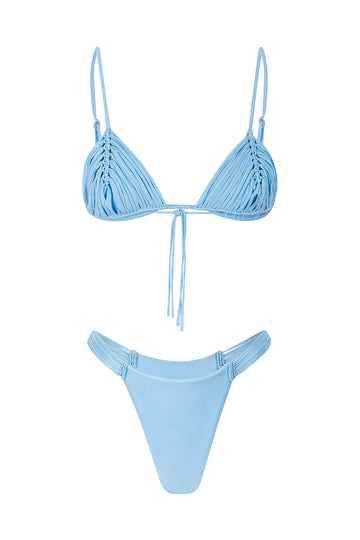 Bikini brise bleu celeste