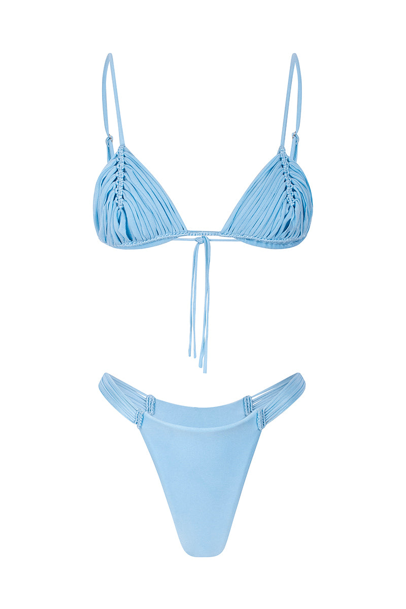 Bikini brise bleu celeste