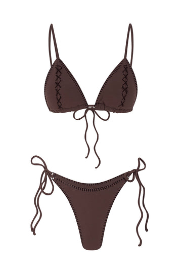 Bikini chocolat noir