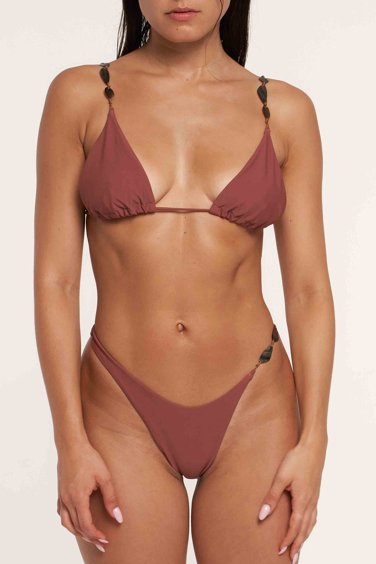 bikini conchinha terracota
