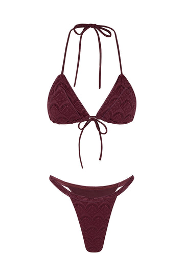 Bikini dune bourgogne