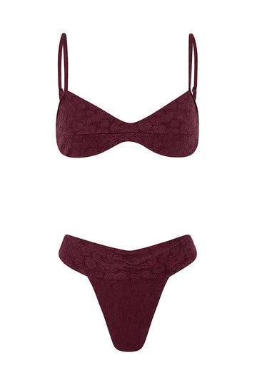 Bikini mirage bordeaux