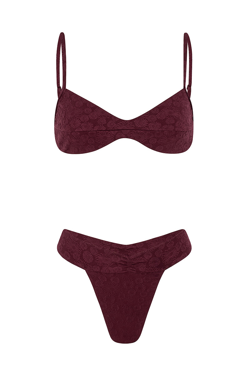 Bikini mirage bordeaux