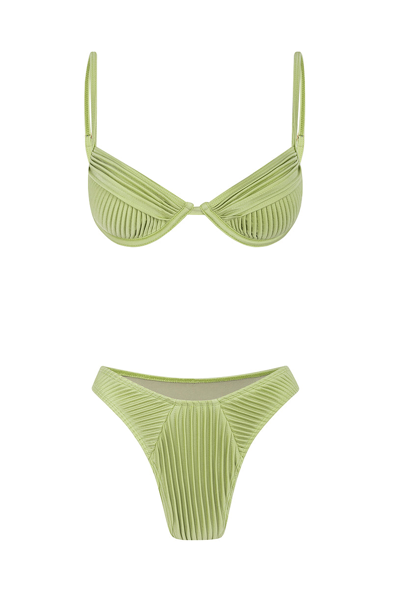 bikini deja vu vert lime