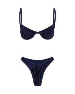 Bikini déjà vu bleu nuit