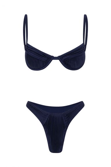 Bikini déjà vu bleu nuit